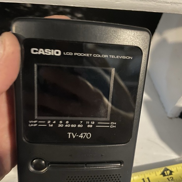 CASIO TV-470 LCD MINI COLOUR TV, ANALOG, PAL, 2.2" (VINTAGE, RARE, GREAT COND) - Picture 5 of 5
